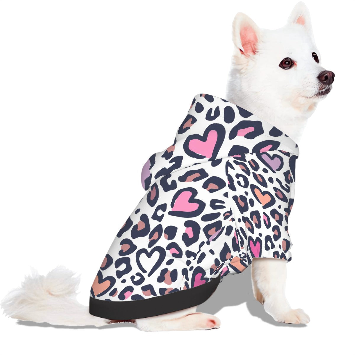 Pet Hoodie-Valentine Hearts