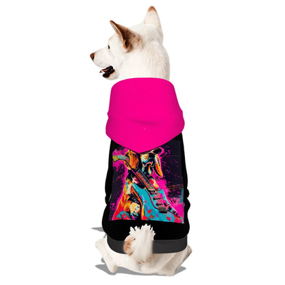 Pet Hoodie- Neon Dog