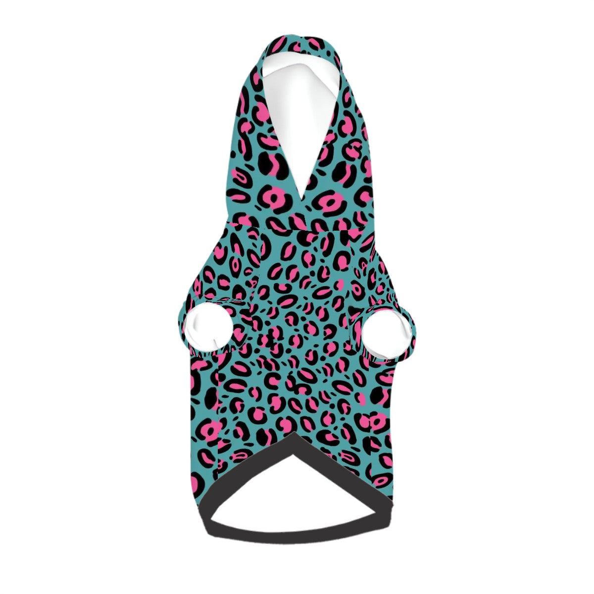 Pet Hoodie- Blue Leopard