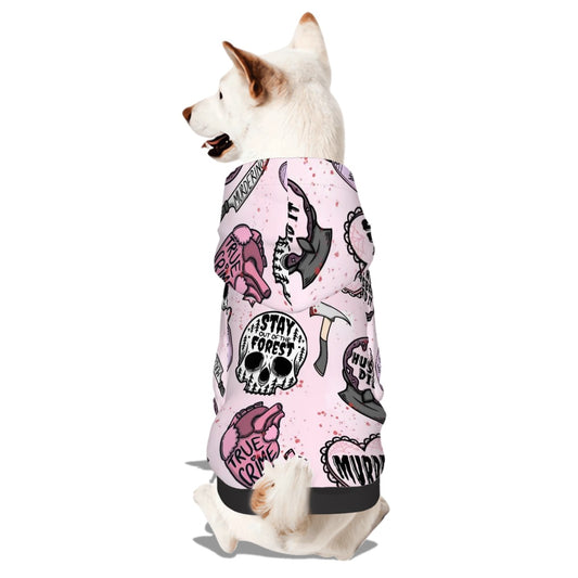 Pet Hoodie True Crime Pink