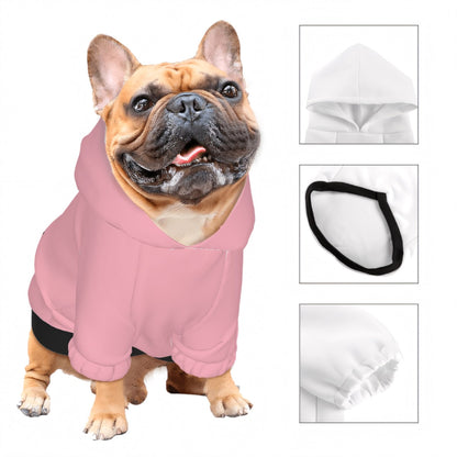 Pet Hoodie- Babies Guard Dog Pink